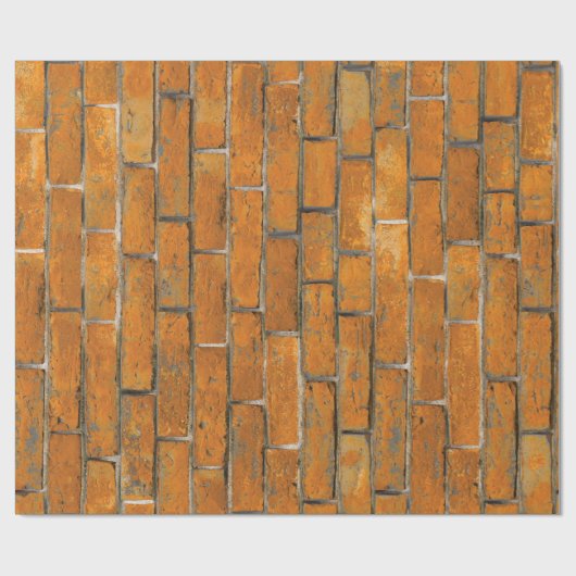 Pumpkin-Orange-Wandmuster Geschenkpapier (Flach)