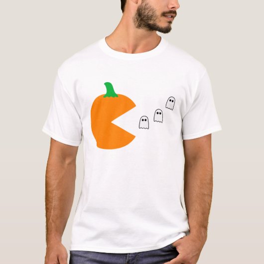 PUMPKIN PAC GHOSTS HALLOWEEN SPASS T-Shirt (Vorderseite)