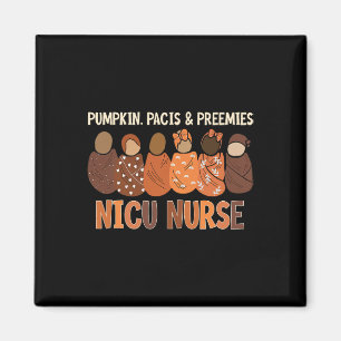 Pumpkin Pacis und Preemies Nicu Nurse Herbst Magnet