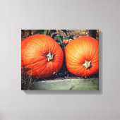 Pumpkin Pair Fall Leinwanddruck (Vorderseite)