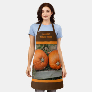 Pumpkin Pair Fall Personalisiert Schürze