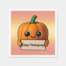 Pumpkin Pal Thankgiving Napkin Serviette