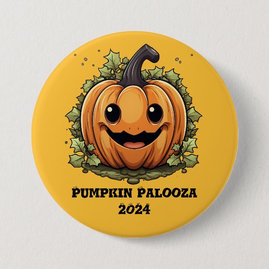 Pumpkin Palooza Party Button (Vorderseite)