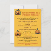 Pumpkin Palooza Party Einladung (Vorderseite)