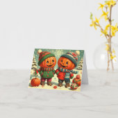 Pumpkin Pals Karte (Gelbe Blume)