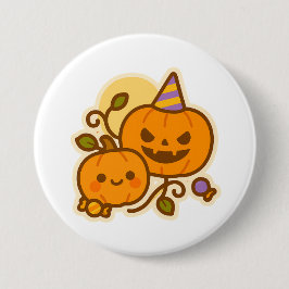 Pumpkin Pals - Kawaii Halloween Button