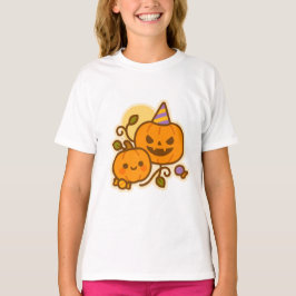 Pumpkin Pals - Kawaii Halloween T-Shirt