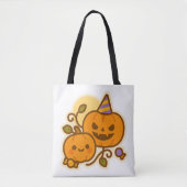 Pumpkin Pals - Kawaii Halloween Tasche (Vorderseite)