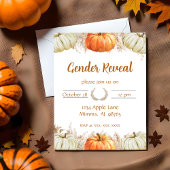 Pumpkin Pampas Gender Offenlegung Einladung