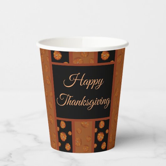 Pumpkin Paper Cups Pappbecher (Links)