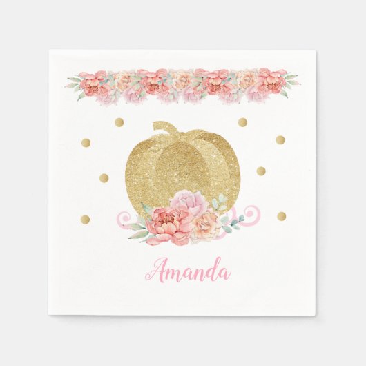 Pumpkin Paper Napkin Serviette (Vorderseite)