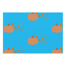 Pumpkin Papers Wrapping Paper Flat Sheet Set von 3