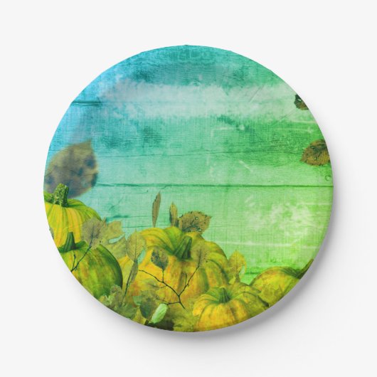 Pumpkin-Papierplatte Pappteller (Vorderseite)