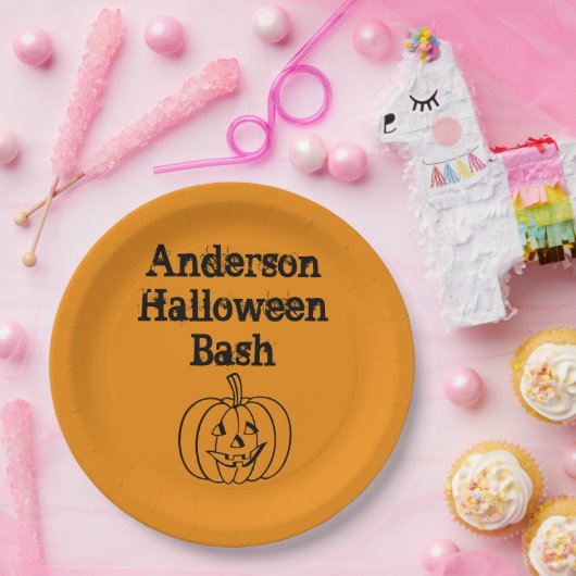 Pumpkin Pappteller (Party)