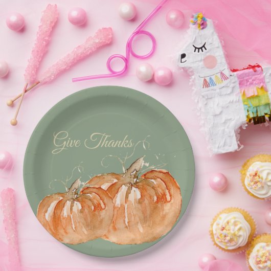 Pumpkin Pappteller (Party)