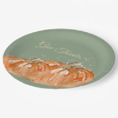 Pumpkin Pappteller (Schrägansicht)