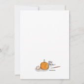 Pumpkin-Party Einladung (Rückseite)