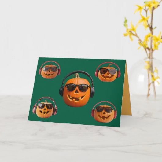 Pumpkin-Party Einladung (Gelbe Blume)
