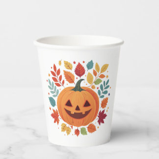 Pumpkin Party Paper Cups Pappbecher