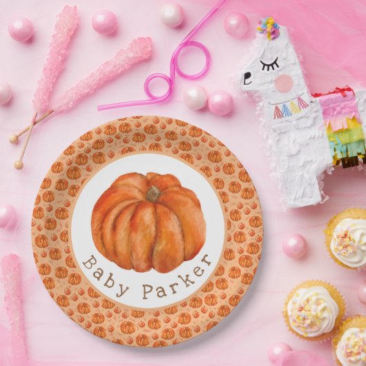 Pumpkin-Party Pappteller (Party)
