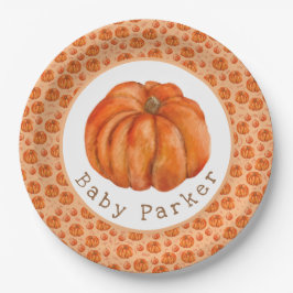 Pumpkin-Party Pappteller