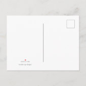 Pumpkin Party Postcard Einladungspostkarte (Rückseite)