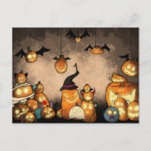 Pumpkin Party Postcard Einladungspostkarte (Vorderseite)