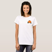 Pumpkin Patch 1/2 Zip Hoodie T-Shirt (Vorne ganz)