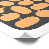 Pumpkin Patch - 250 Spaces Guest Book Alternative Poster (Ecke)