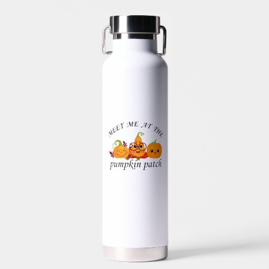 Pumpkin Patch Adventures: Herbst T-Shirt Trinkflasche (Vorne)
