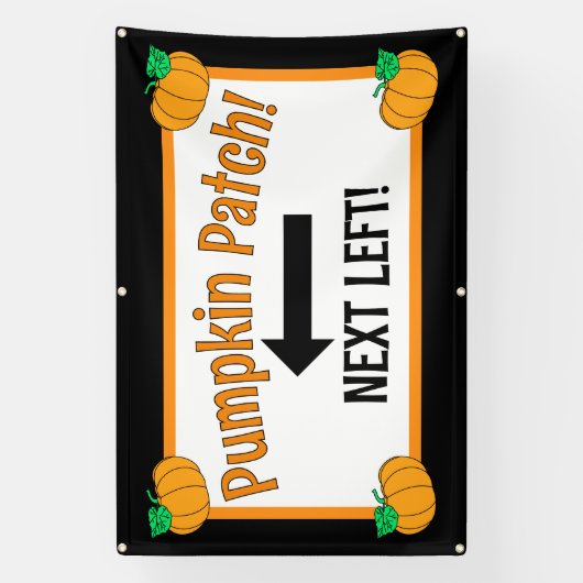 Pumpkin Patch Arrow Banner (Vertikal)