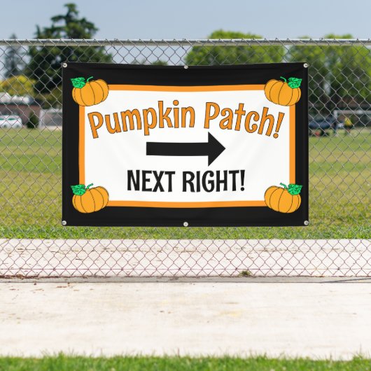 Pumpkin Patch Arrow Banner (InSitu)