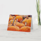 Pumpkin Patch Art Note Card Karte (Vorderseite)