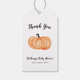 Pumpkin Patch Baby Dusche Geschenkanhänger