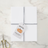 Pumpkin Patch Baby Dusche Geschenkanhänger (Mit Garn)