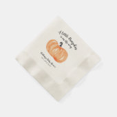 Pumpkin Patch Baby Shower Serviette (Ecke)
