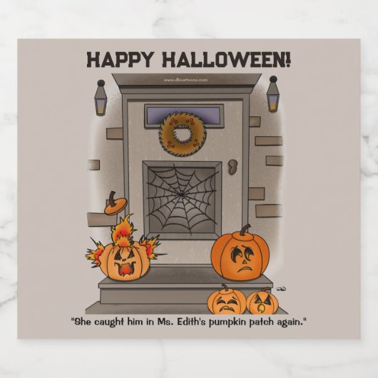 Pumpkin Patch Bierflaschenetikett (Einzelnes Label)