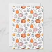 Pumpkin Patch Birthday Bash Einladung (Rückseite)