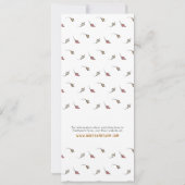 Pumpkin Patch Birthday Einladung (Rückseite)