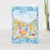 "Pumpkin Patch Card" Dankeskarte (Vorderseite)