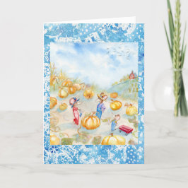 "Pumpkin Patch Card" Dankeskarte