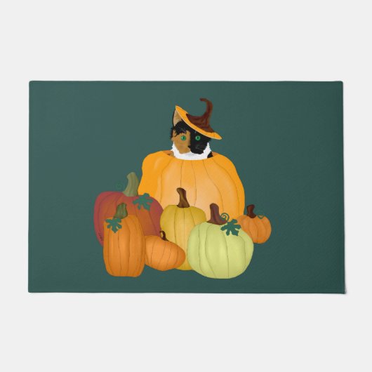 Pumpkin Patch Cat Door Mat Fußmatte (Vorderseite)