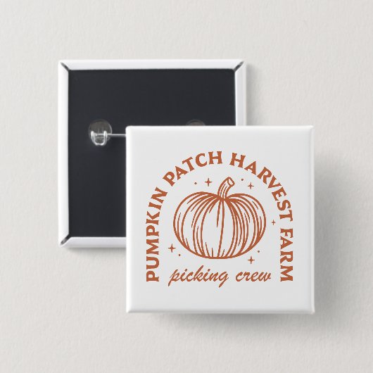 Pumpkin Patch Crew Button (Vorne & Hinten)