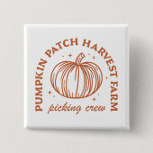 Pumpkin Patch Crew Button (Vorderseite)