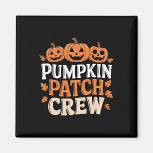 Pumpkin Patch Crew Funny Pumpkin Patch Squad Danke Magnet