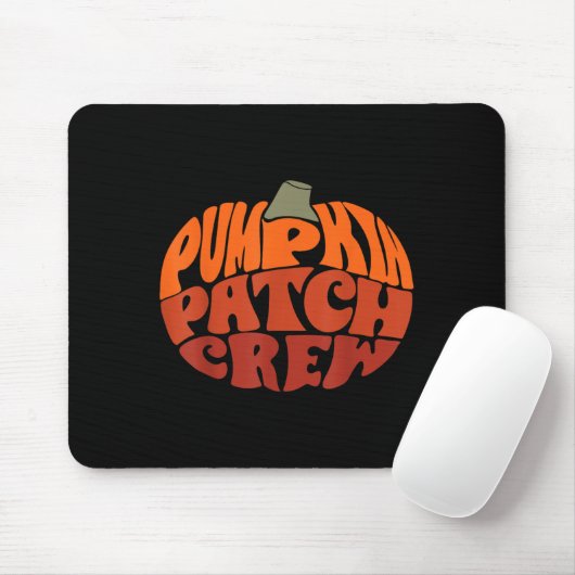Pumpkin Patch Crew Funny Pumpkin Patch Squad Danke Mousepad (Mit Mouse)