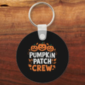Pumpkin Patch Crew Funny Pumpkin Patch Squad Danke Schlüsselanhänger (Vorderseite)