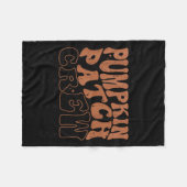 Pumpkin Patch Crew Halloween Pumpkin Patch Fall Fa Fleecedecke (Vorderseite (Horizontal))