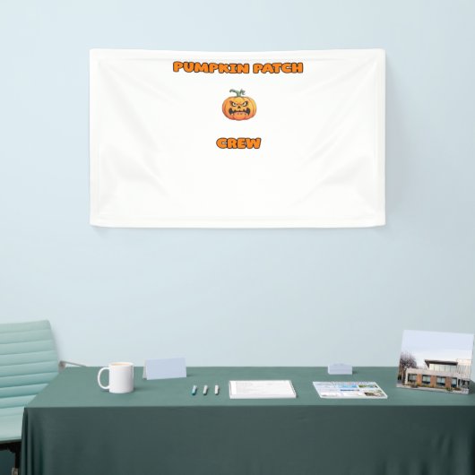 Pumpkin Patch Crew Matching Fall Outfits Classic T Banner (Messeveranstaltung)