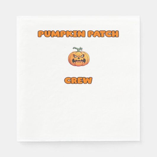 Pumpkin Patch Crew Matching Fall Outfits Classic T Serviette (Vorderseite)